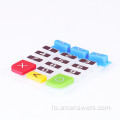 ຜະລິດ Silkscreen Printing Silicone Elastomer Keypad Button